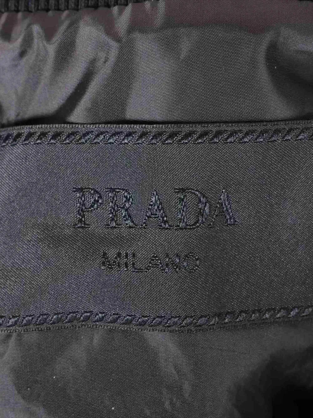 Pre-owned Prada 2023 Logo-triangle Sweatshirt In Black