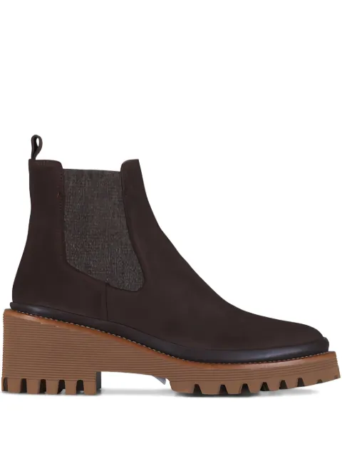 Ron White Emmaline elastic-panelled wedge boots