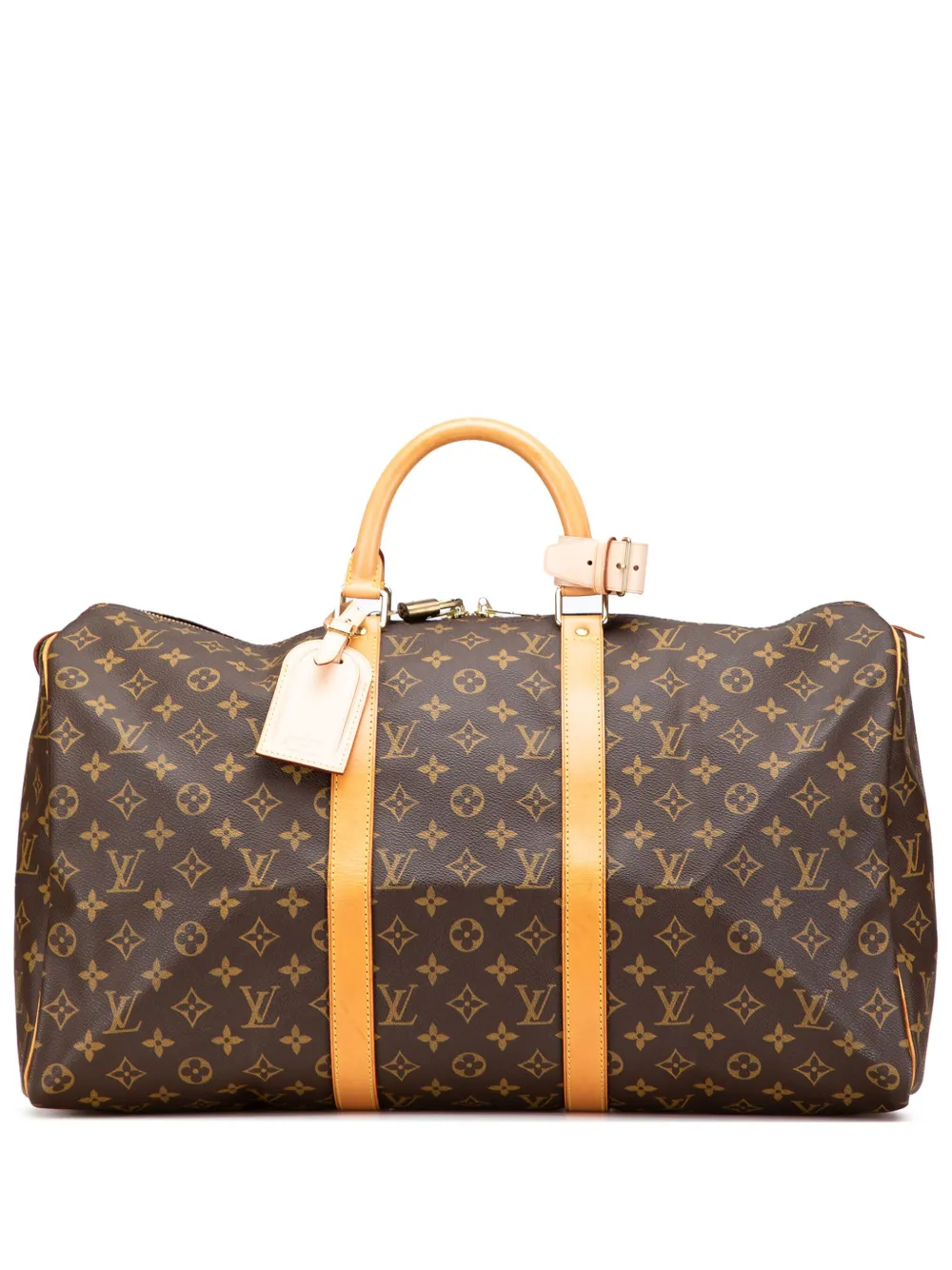 Louis Vuitton Pre-Owned 1998 Monogram Keepall 50 travel bag - ブラウン Louis Vuitton Pre-Owned 1998 Monogram Keepall 50 travel bag - ブラウン