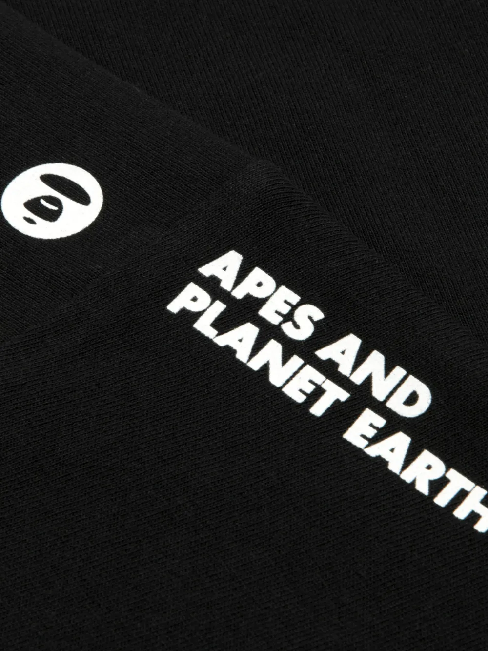 AAPE BY *A BATHING APE Aaper T-shirt met grafische print Zwart