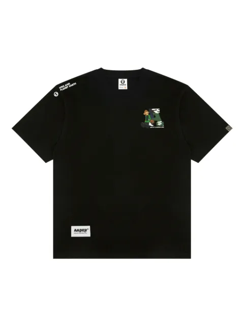 AAPE BY *A BATHING APE® playera Aaper con estampado gráfico