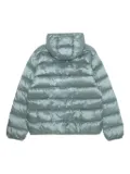 AAPE BY *A BATHING APE® Mooonface logo hooded down jacket - Blue
