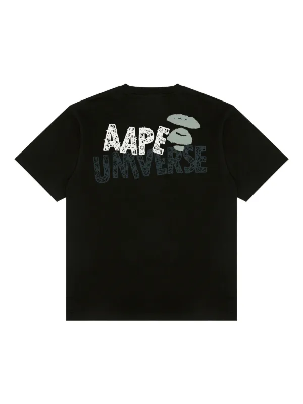 AAPE I LOVE AAPE ブラックTシャツ AAPE Logo patch tee | Bape official website – INT.BAPE.COM