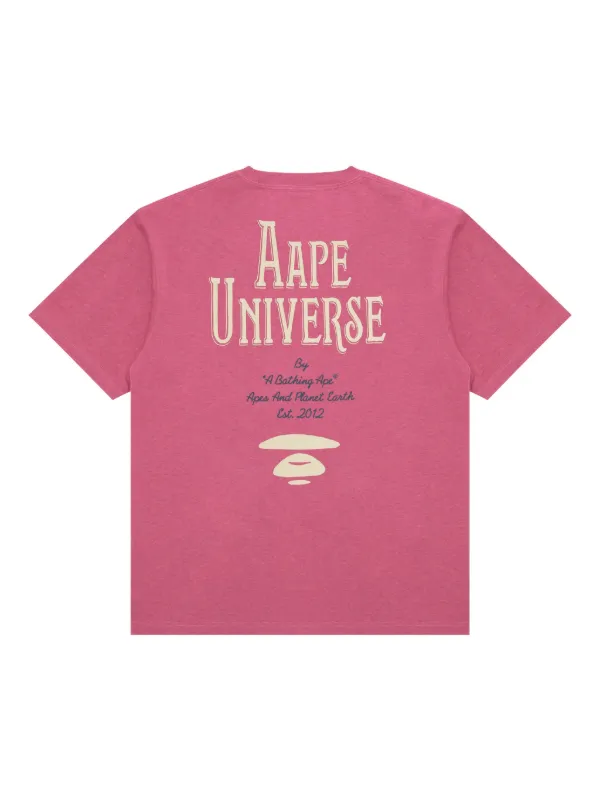 AAPE BY *A BATHING APE® Ape Head Graphic T-shirt | Pink | FARFETCH