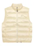 AAPE BY *A BATHING APE® quilted logo-plaque gilet - Neutrals