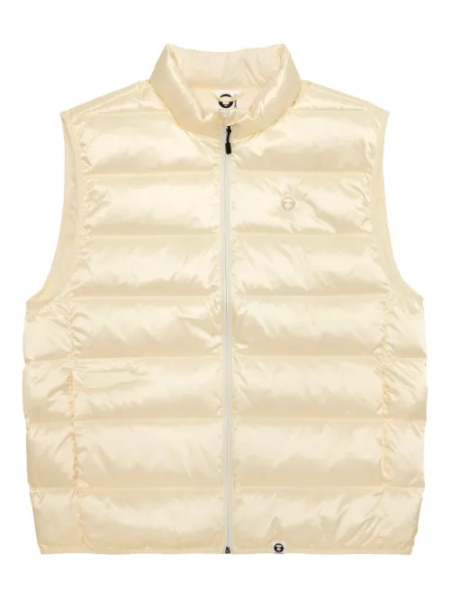 Gilet matelassé à plaque logo - AAPE BY *A BATHING APE® - Modalova