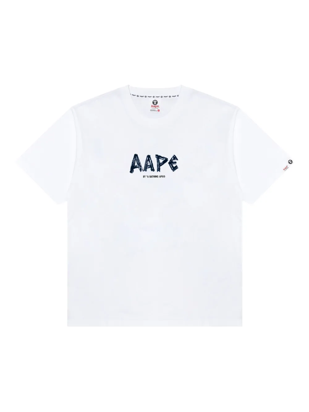 aape universe graphic T-shirt