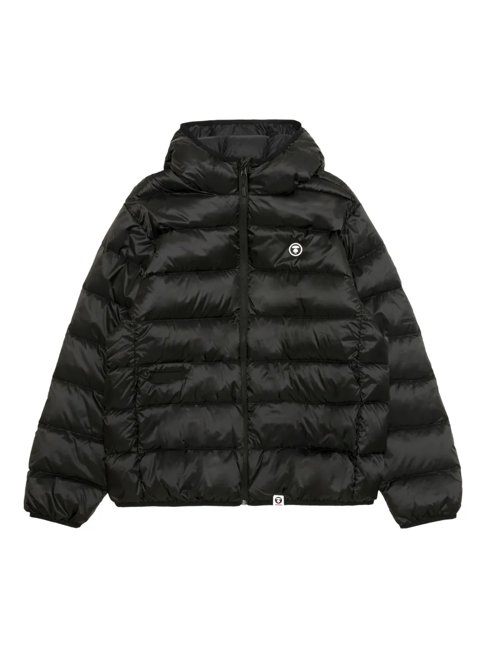 hooded quilted padded jacket