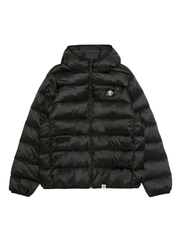 AAPE BY *A BATHING APE® フーデッド パデッドジャケット | ブラック 