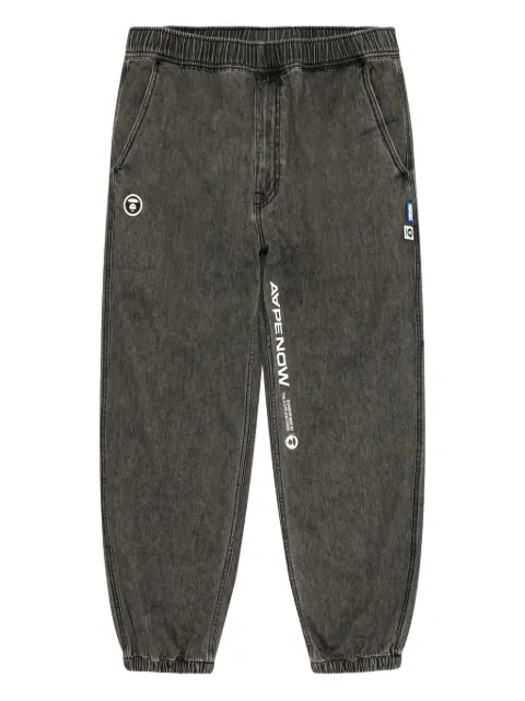 AAPE BY *A BATHING APE® ape now logo-appliqué regular jeans