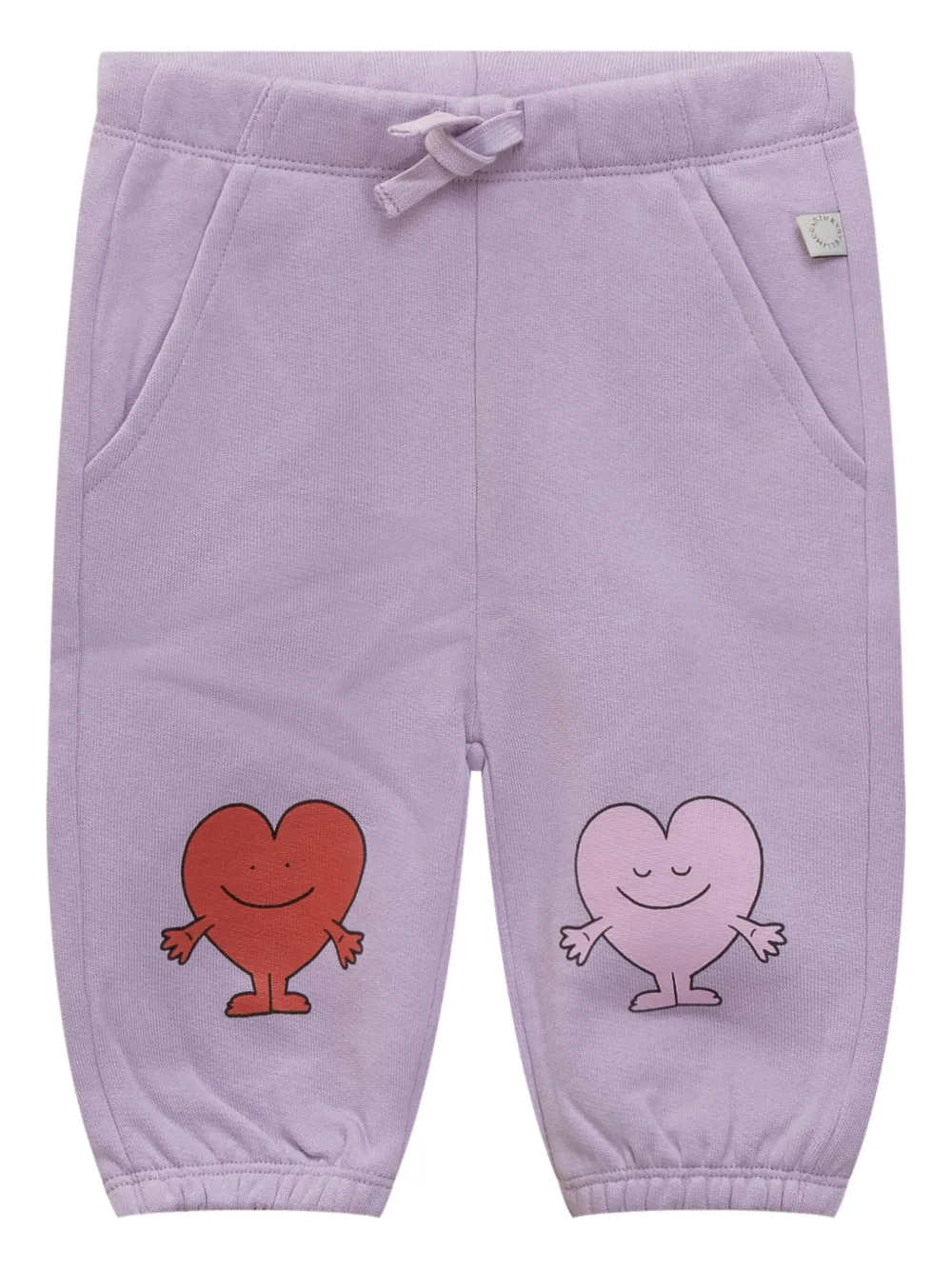 Stella McCartney Kids Trainingspak met hartprint Paars