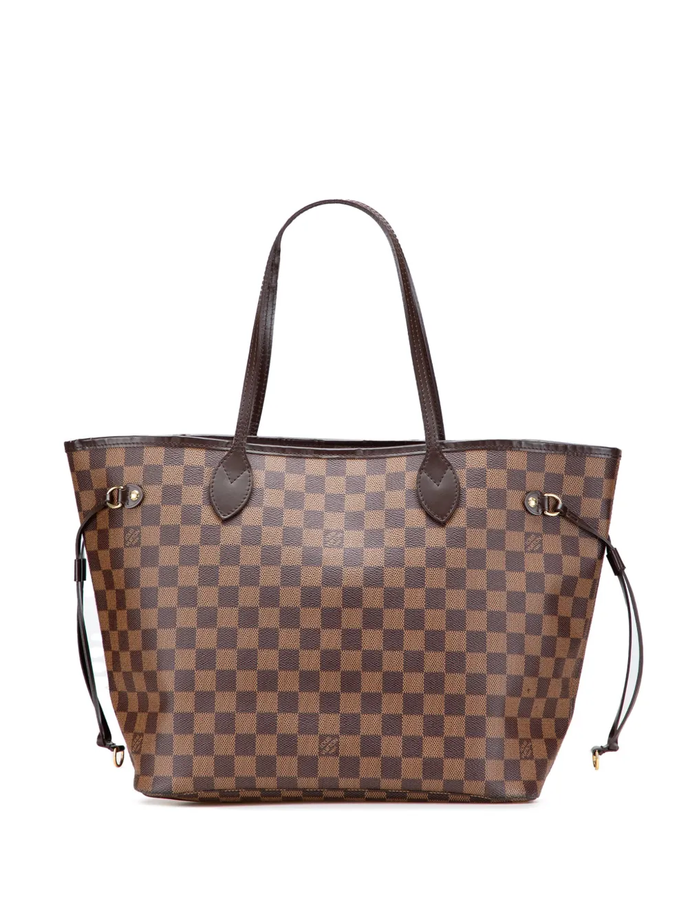 Louis Vuitton Pre-Owned 2011 Damier Ebene Neverfull MM tote bag - ブラウン Louis Vuitton Pre-Owned 2011 Damier Ebene Neverfull MM tote bag - ブラウン
