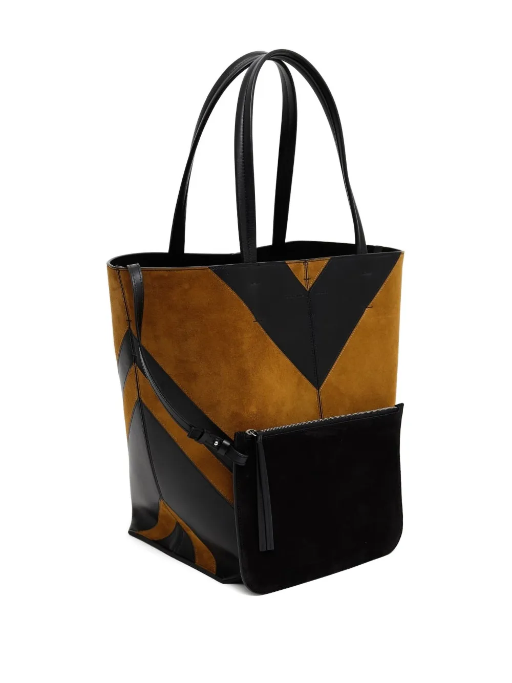 Phoebe Philo chevron suede leather tote bag | Image 2