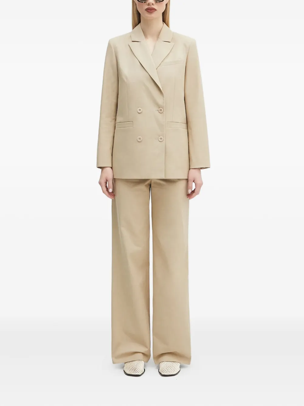 A.P.C. Margaret katoenen broek - BAA BEIGE