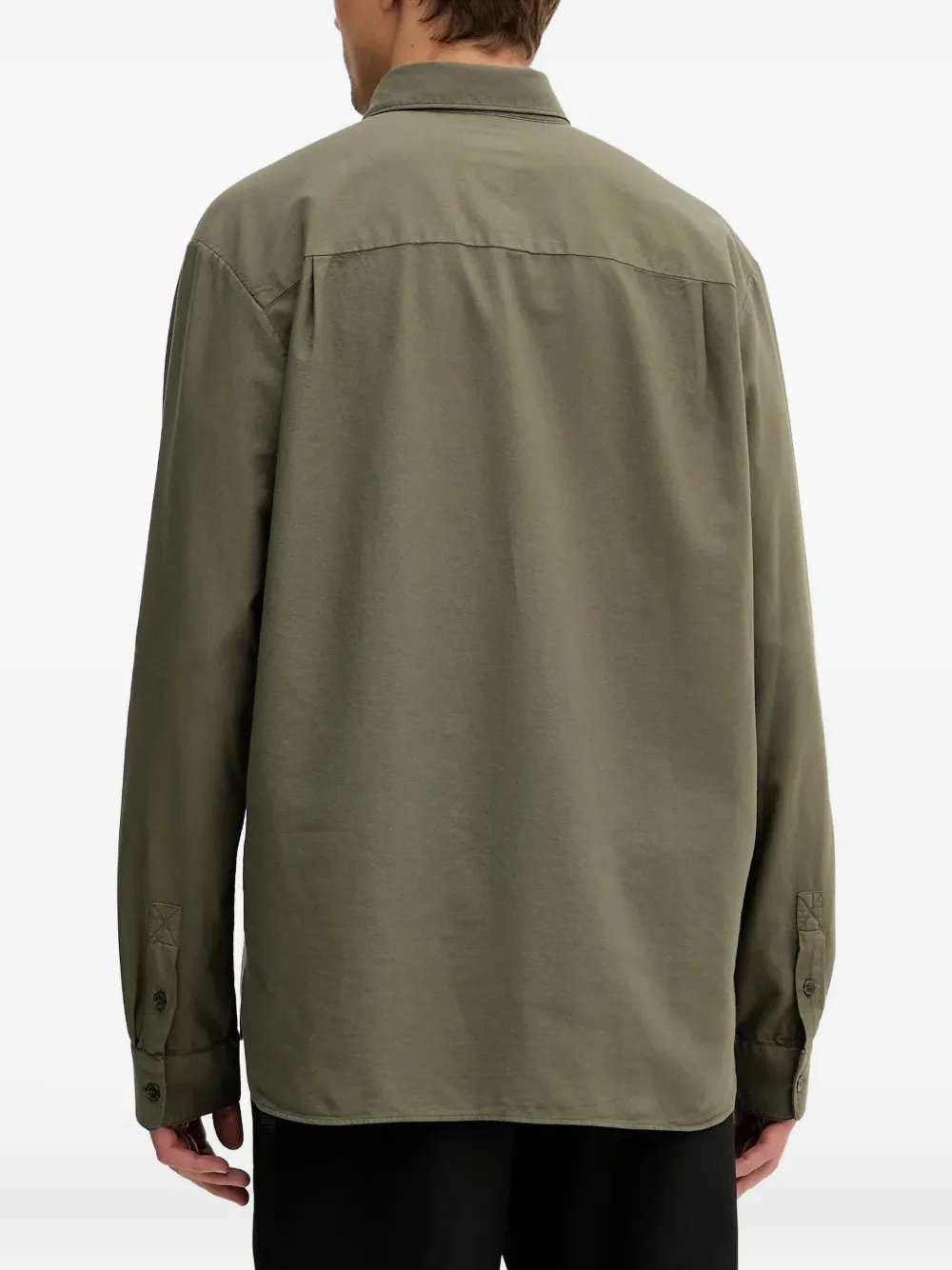 Apc Button-down Pocket Shirt In Green