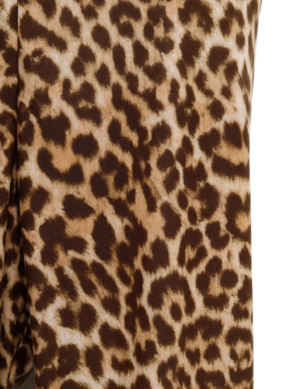 Duran Lantink Broek met luipaardprint Bruin