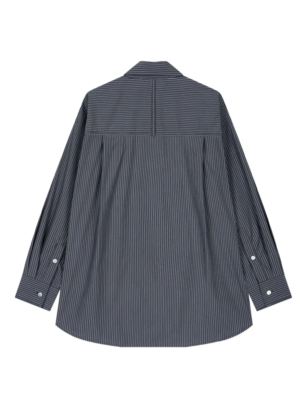 STUDIO TOMBOY pinstripe button-down shirt - Grijs