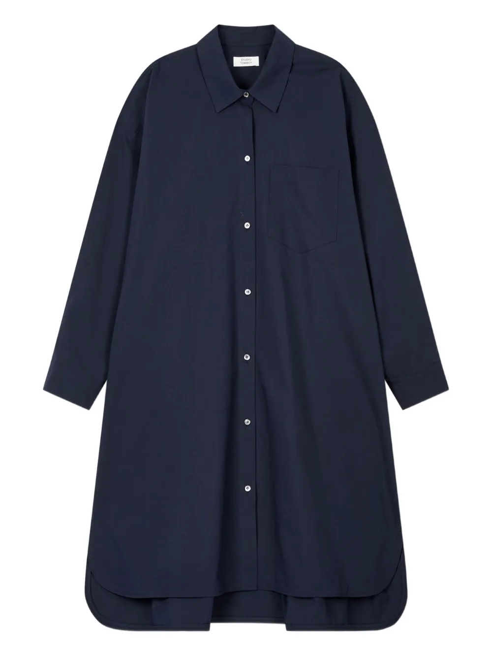 long-sleeve shirt dress