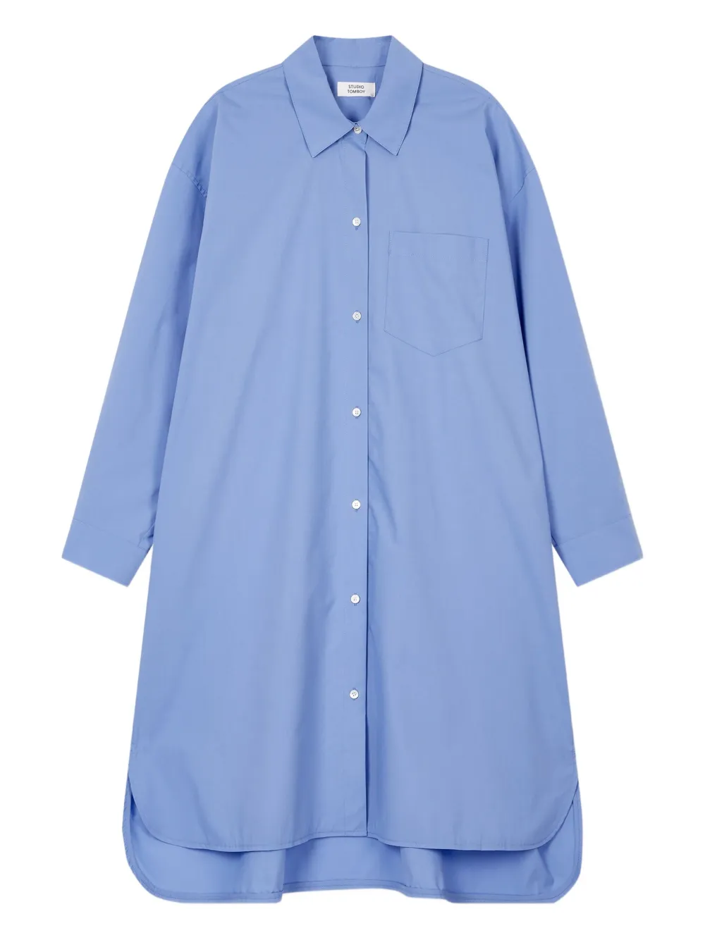 long-sleeve shirt dress
