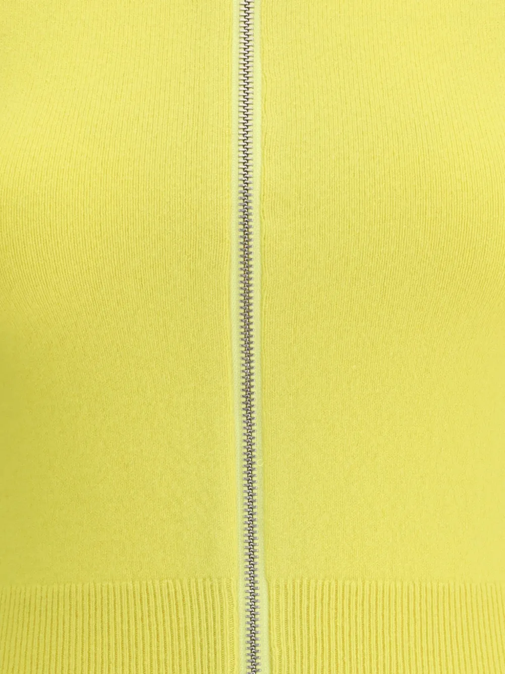 extreme cashmere Vest met ritssluiting Geel