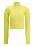 extreme cashmere zip-fastening cardigan - Yellow