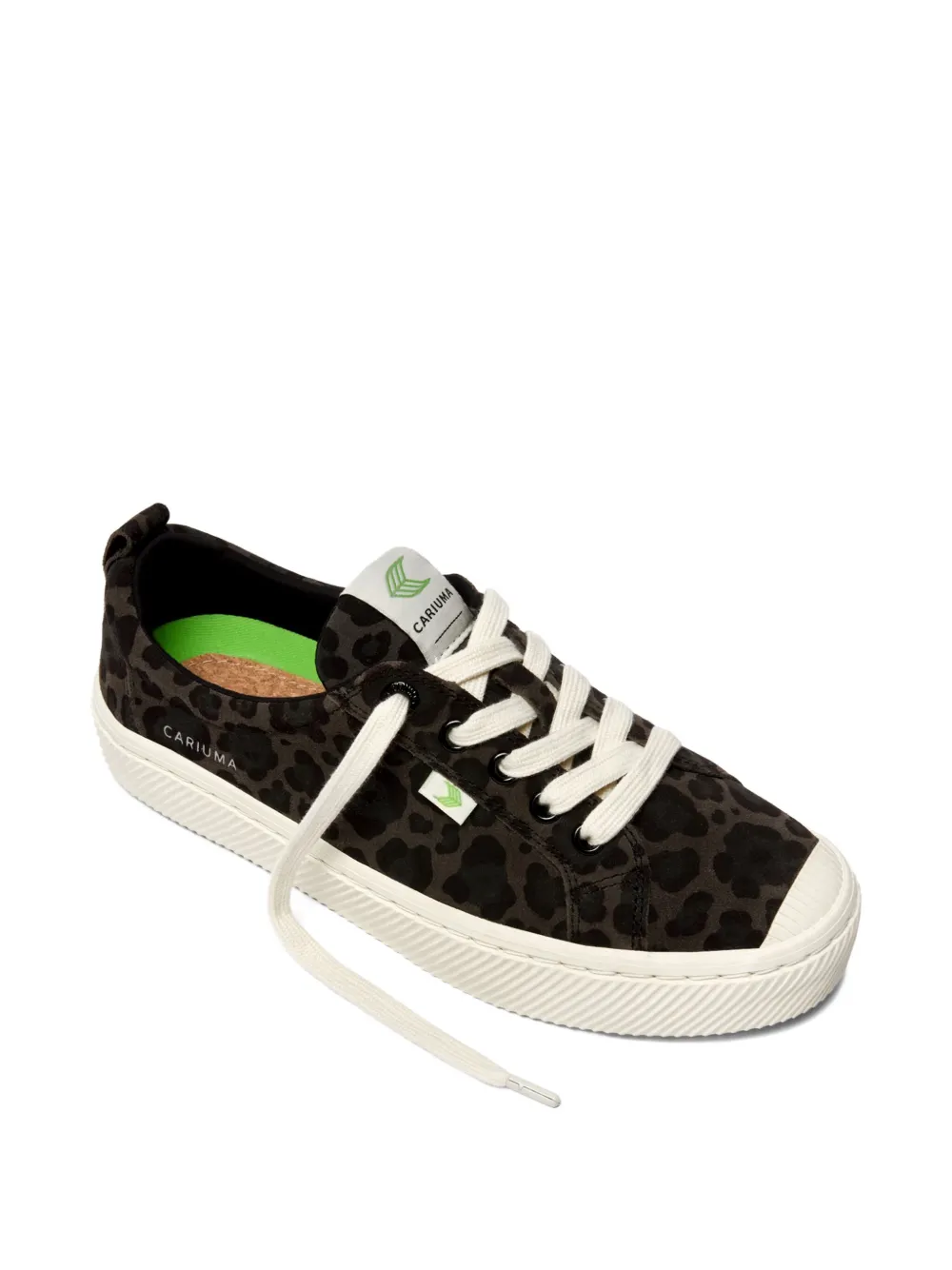 Cariuma jaguar-print sneakers Black