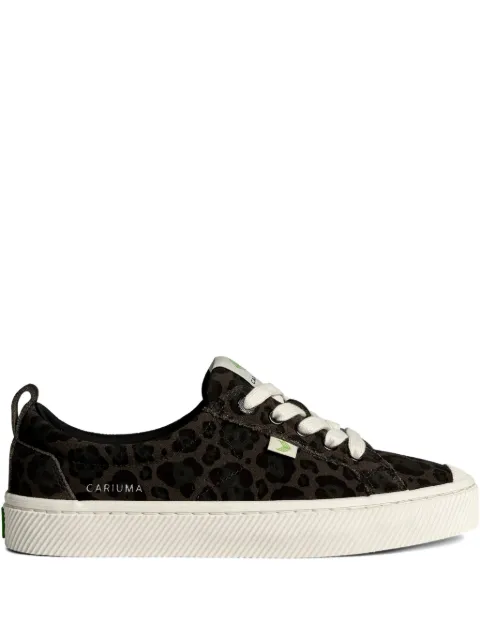 Cariuma jaguar-print sneakers