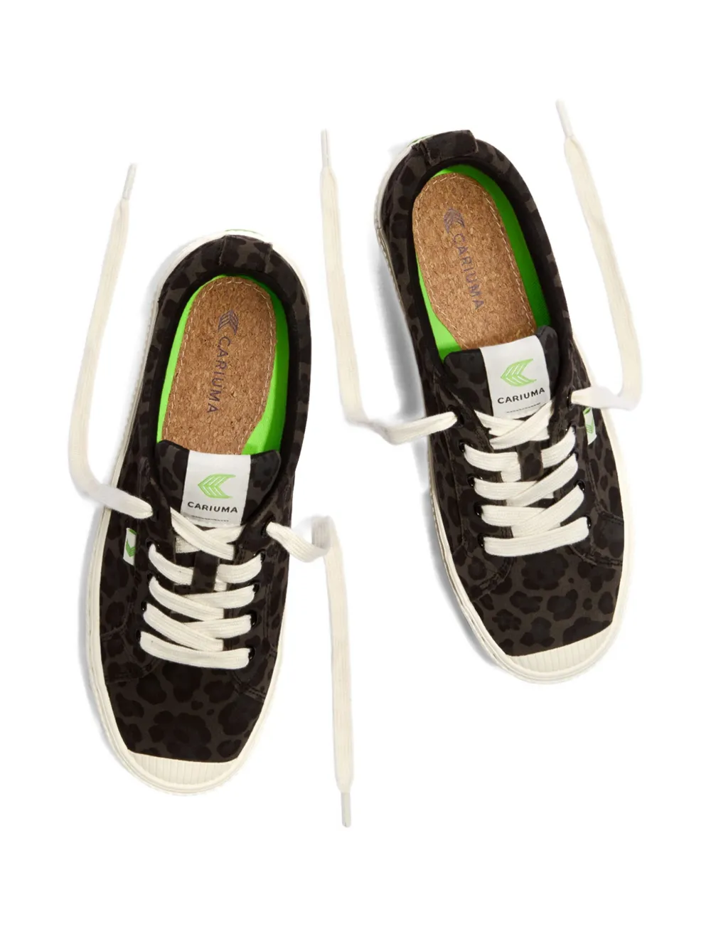 Cariuma jaguar-print sneakers Black