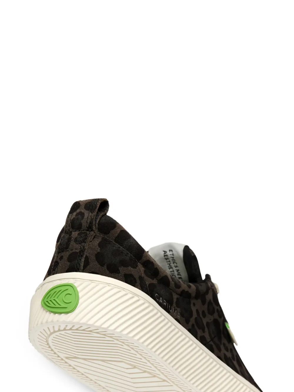 Cariuma jaguar-print sneakers Black