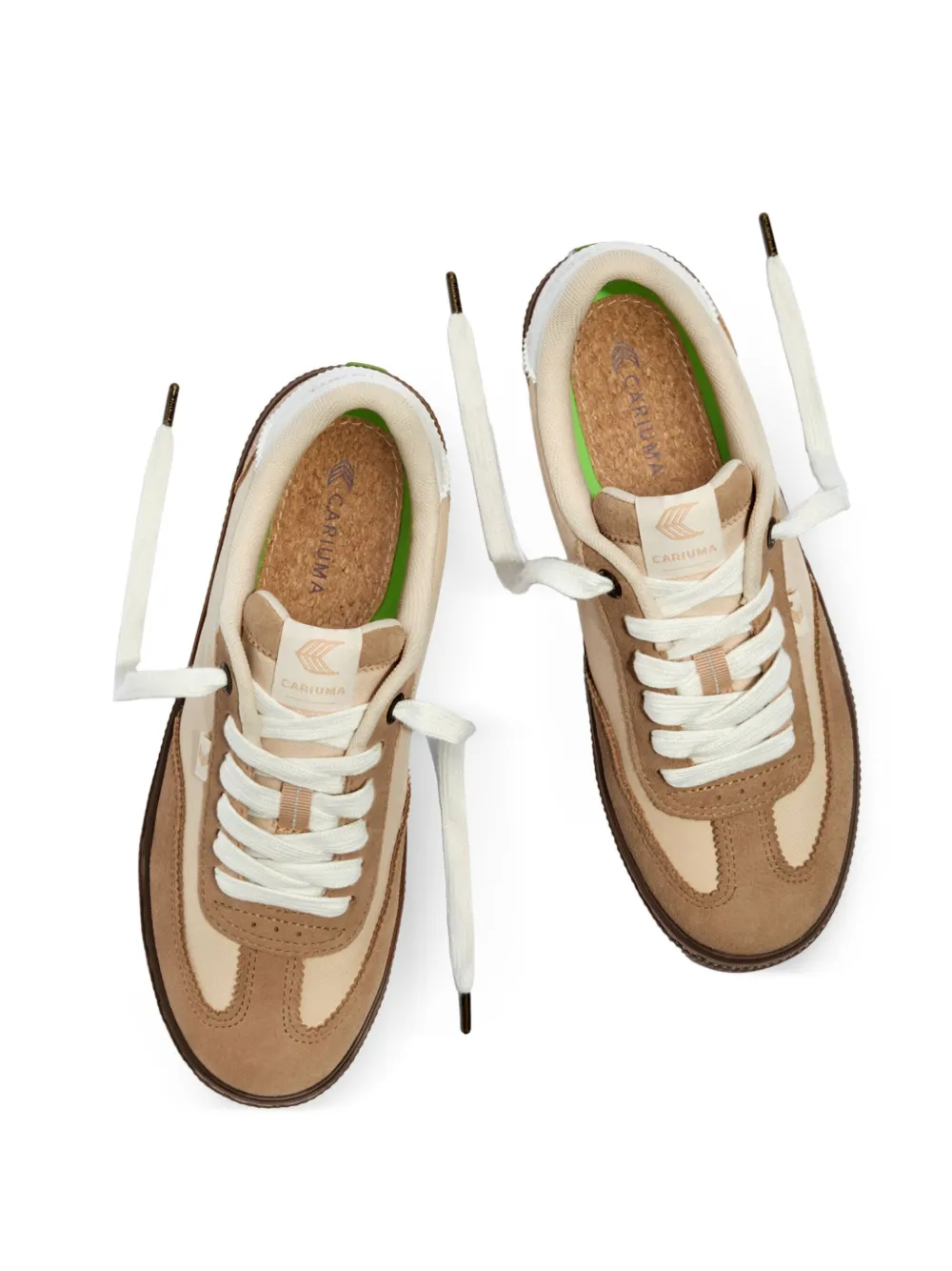 Cariuma Toca suede-leather sneakers Brown