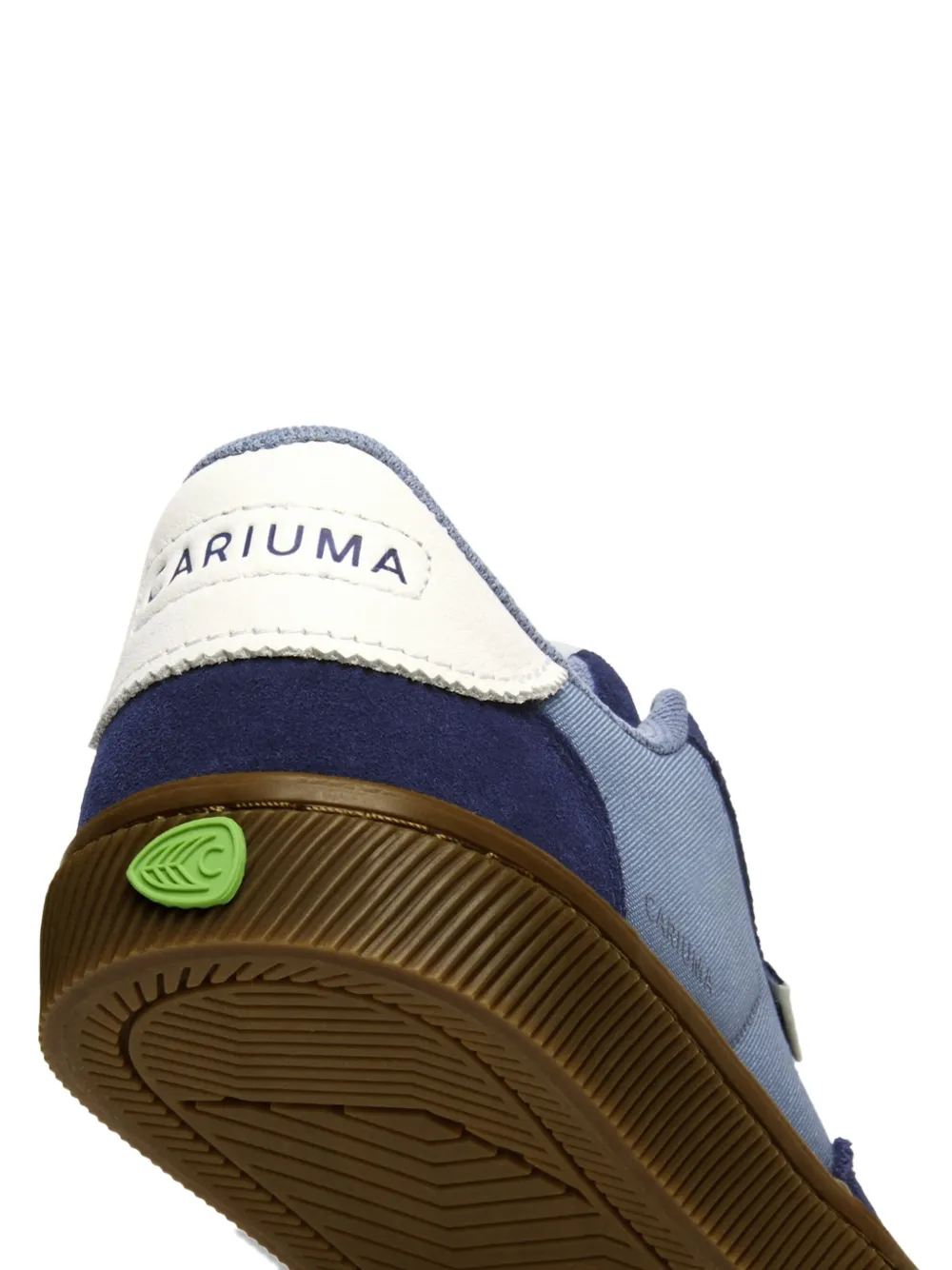 Cariuma Toca suede-leather lace-up sneakers Blue