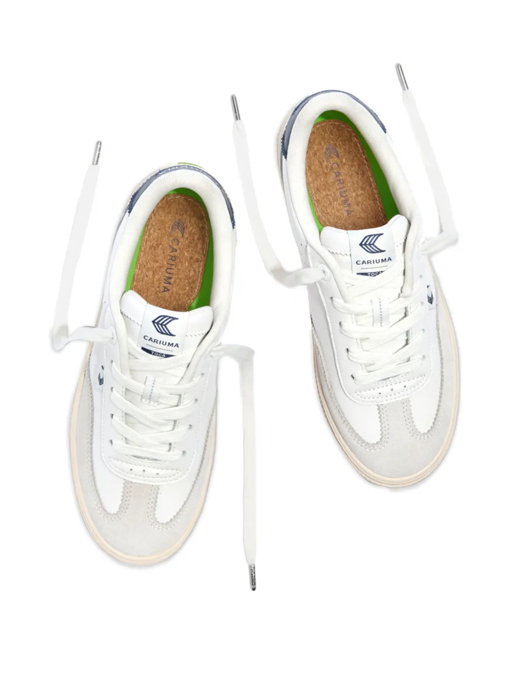Cariuma leather suede sneakers White