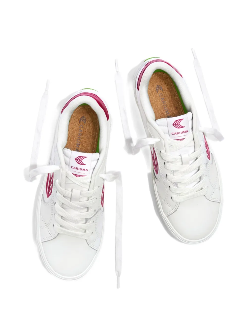 Cariuma Salvas logo-detail leather sneakers White