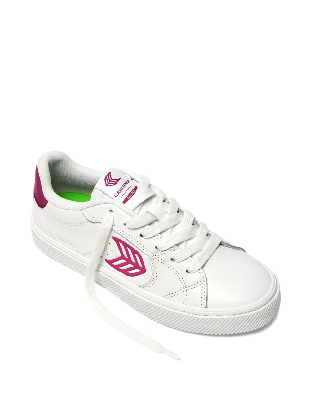 Cariuma Salvas logo-detail leather sneakers White