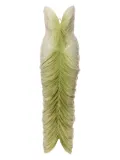 Ana Radu draped strapless midi dress - Green