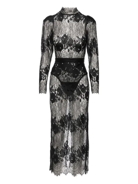 Ana Radu lace high-neck midi dress