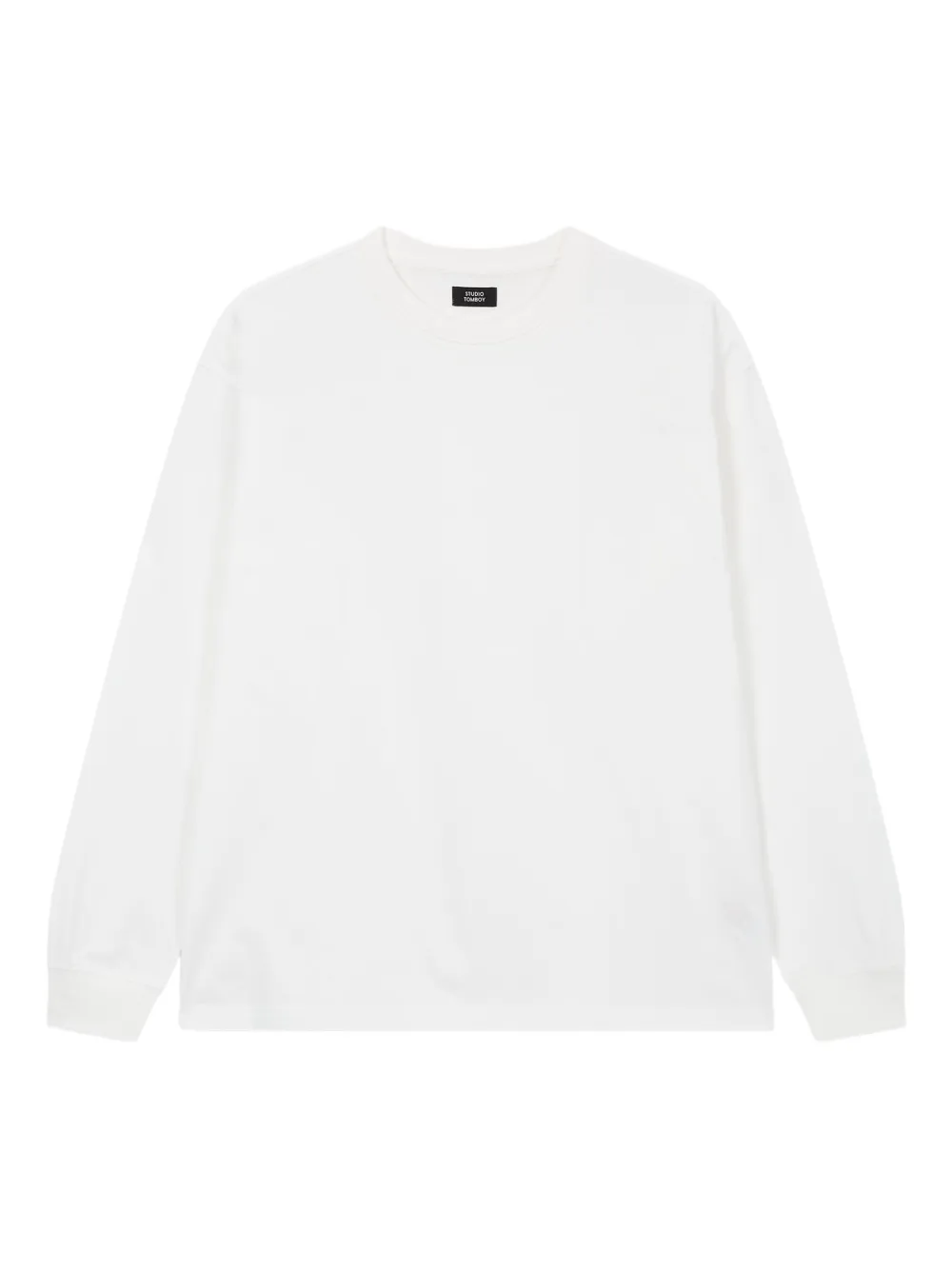STUDIO TOMBOY long-sleeve oversized T-shirt | White | Image 1