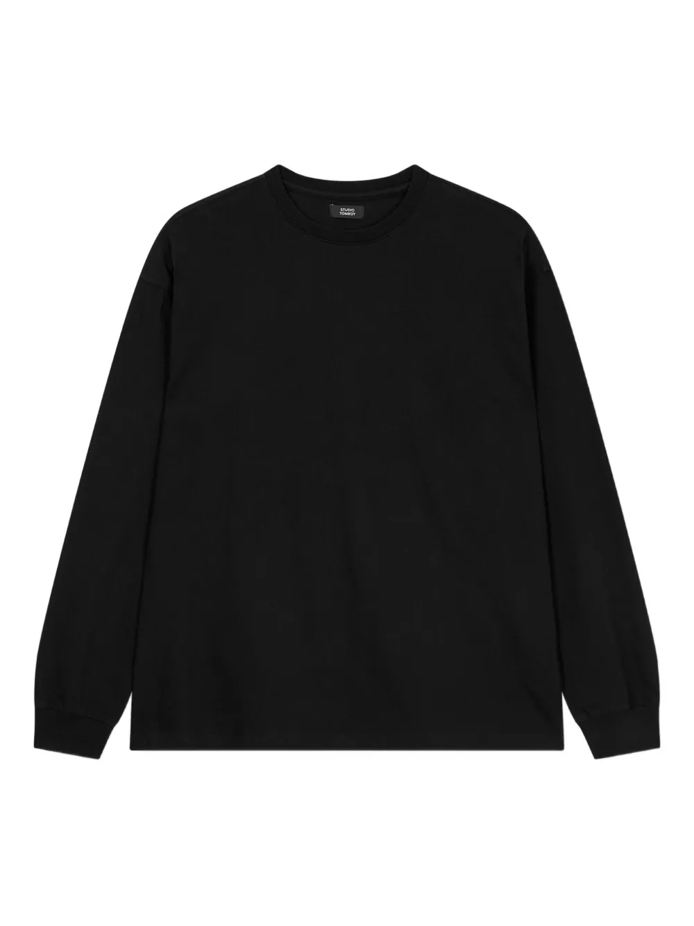 STUDIO TOMBOY long-sleeve crew-neck T-shirt | Black | Image 1