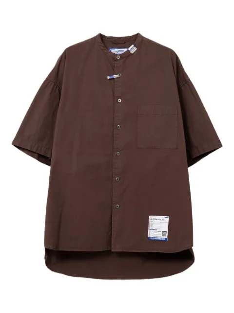 in･stru(men-tal). half-sleeve button shirt