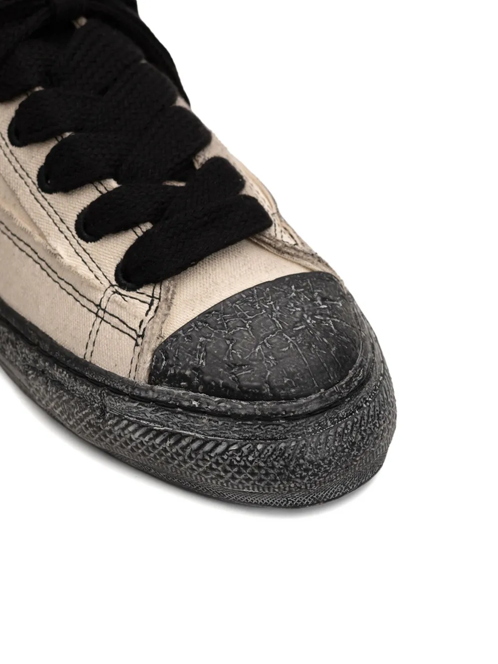 General Scale. Roy smudged canvas sneakers Neutrals