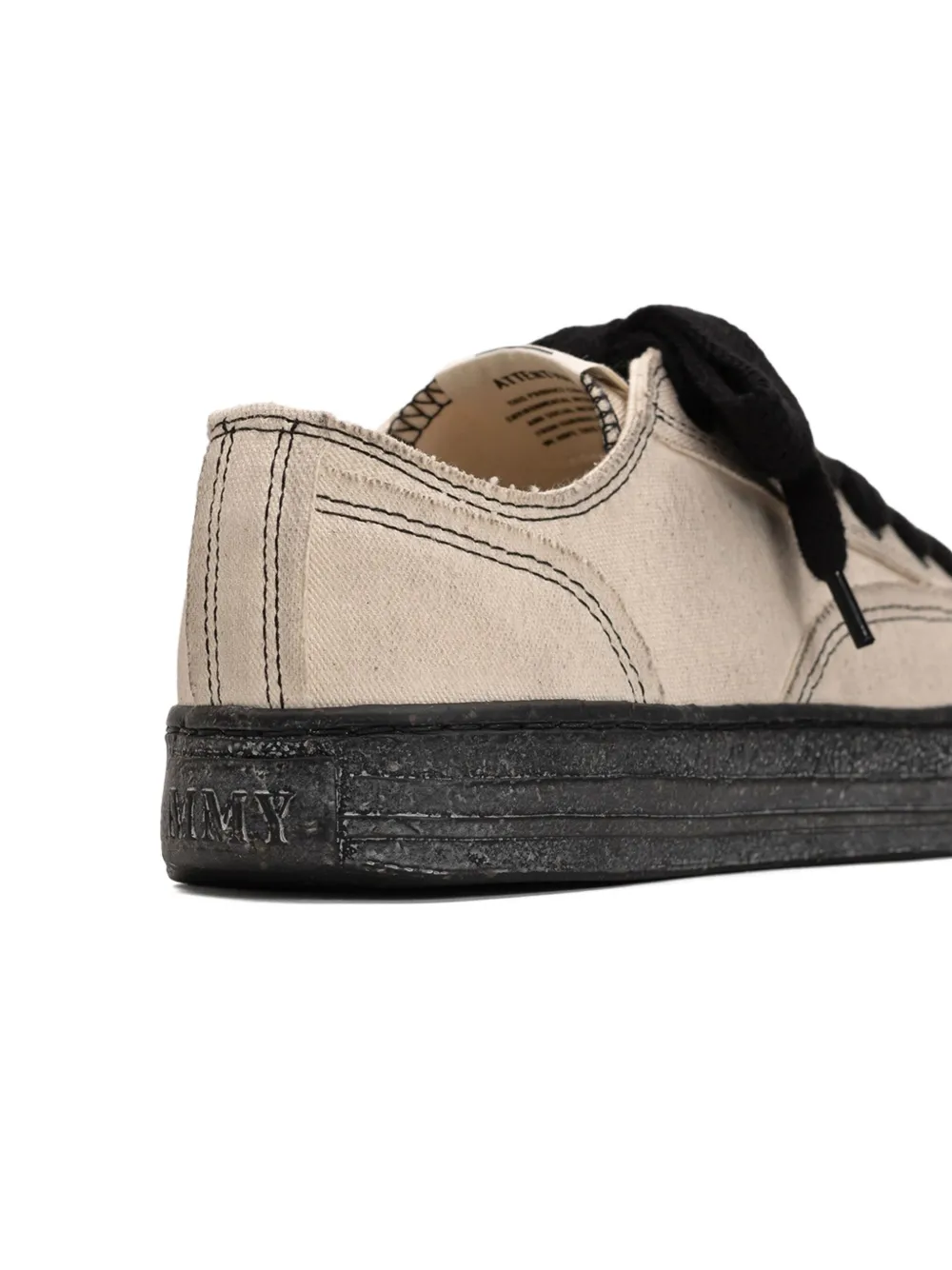 General Scale. Roy smudged canvas sneakers Neutrals