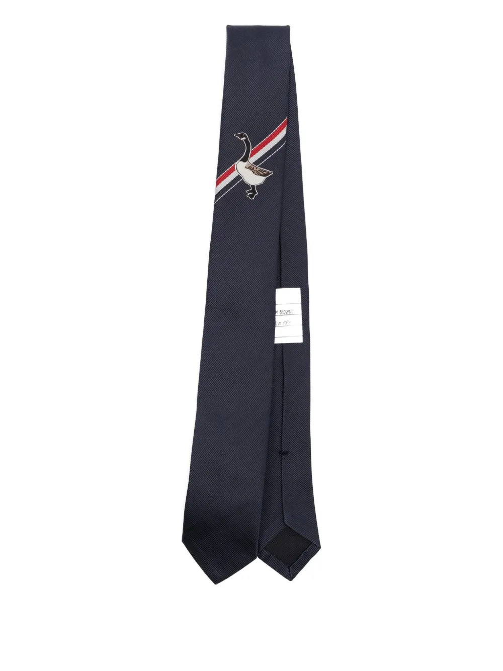Thom Browne Jacquard tie - Blau