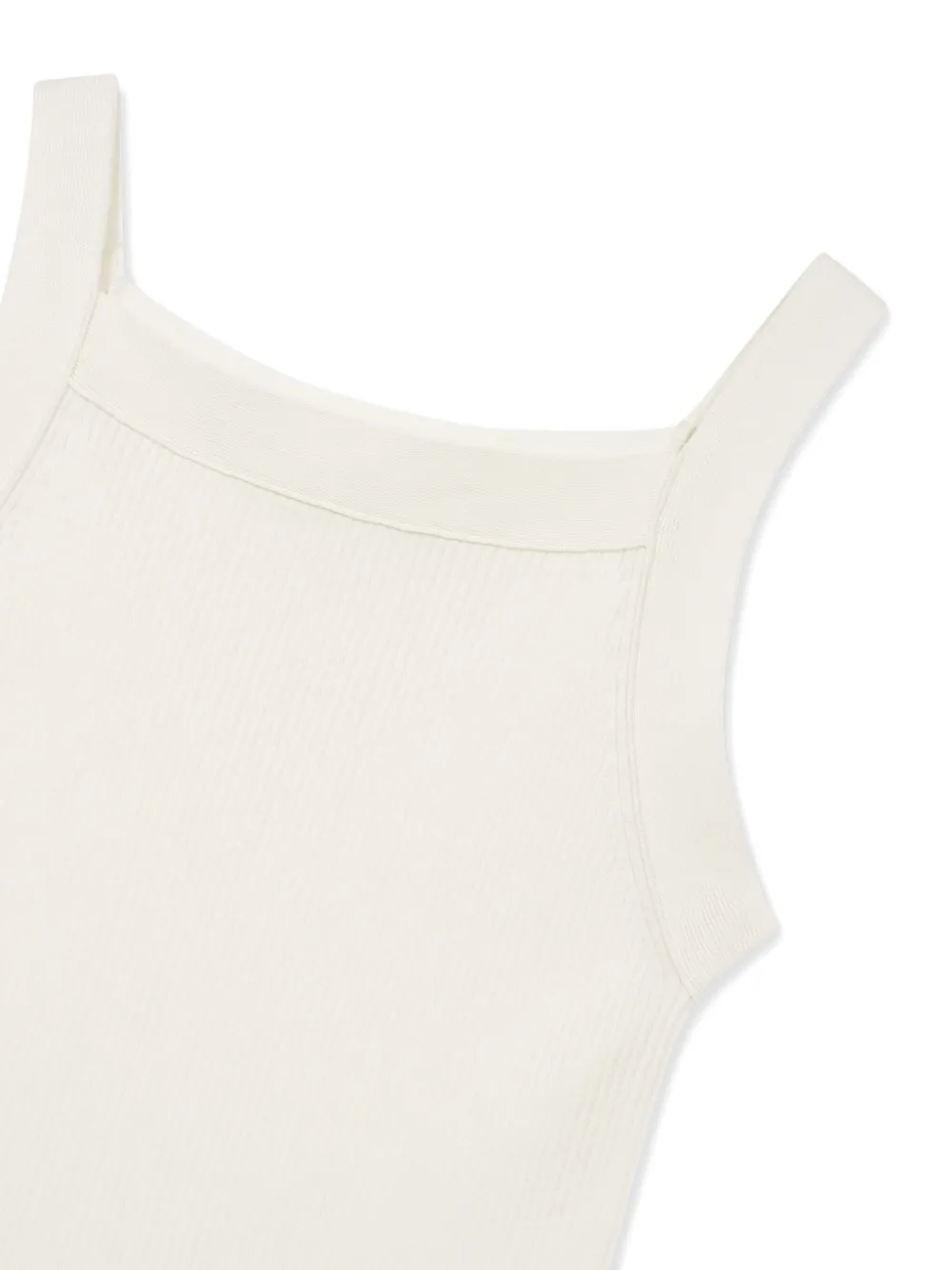 Studio Tomboy Ribbed Tank Top In Neutral