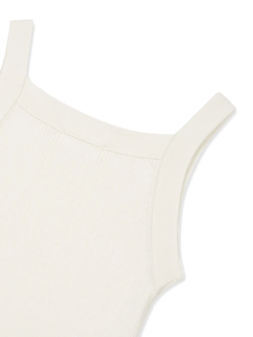 Studio Tomboy Ribbed Tank Top In Neutral