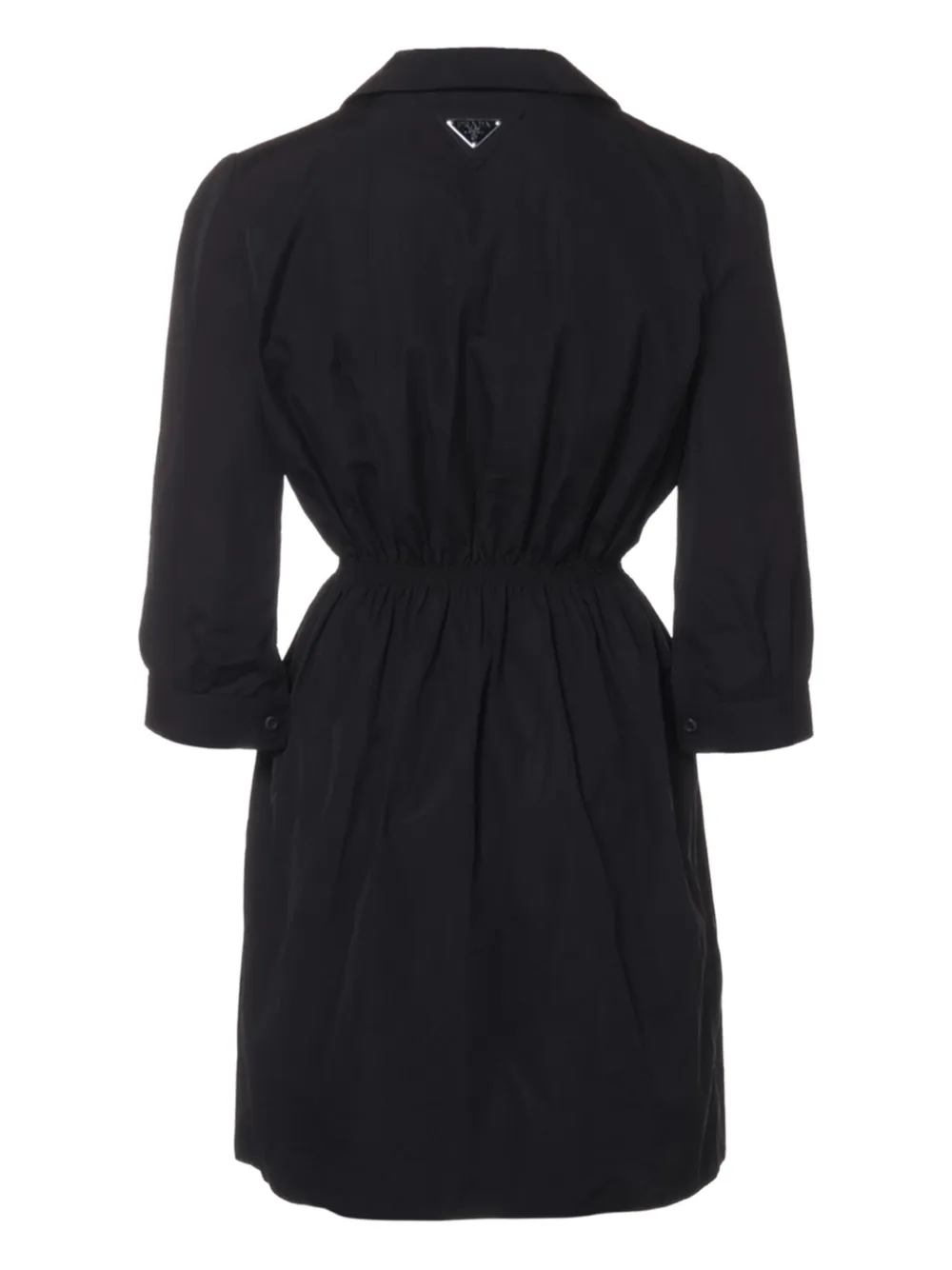 Prada Pre-Owned Mini-jurk van popeline - Zwart