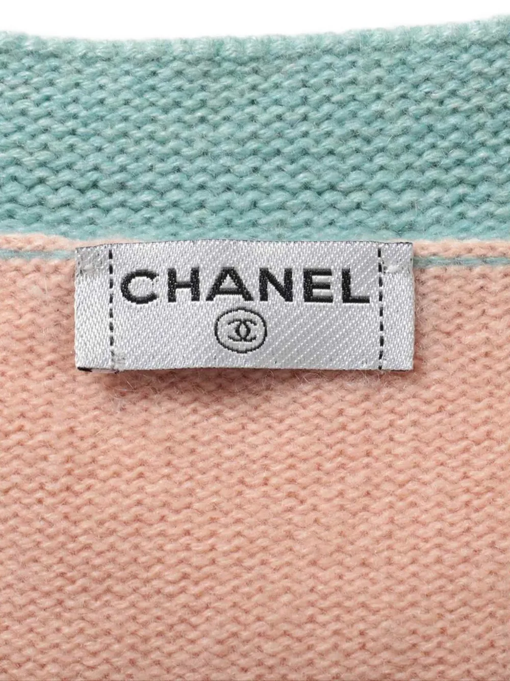 Pre-owned Chanel 2000-2020s Cashmere Button Cardigan In Pink