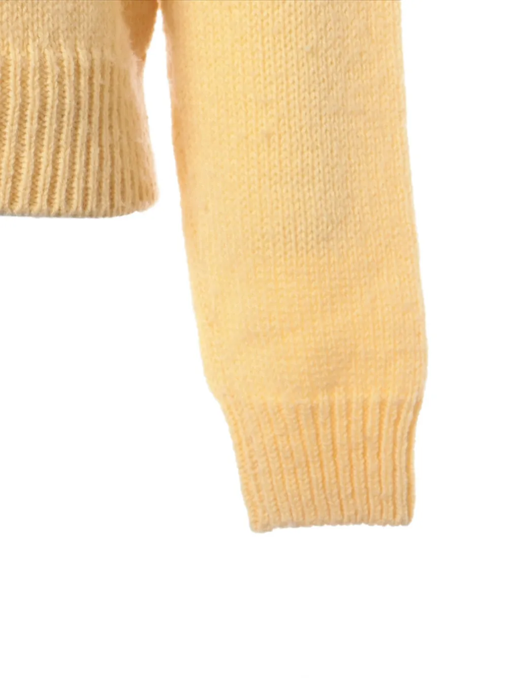 Pre-owned Celine Fairisle Knit Sweater In Yellow