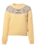 Celine Pre-Owned FairIsle Knit sweater - Yellow