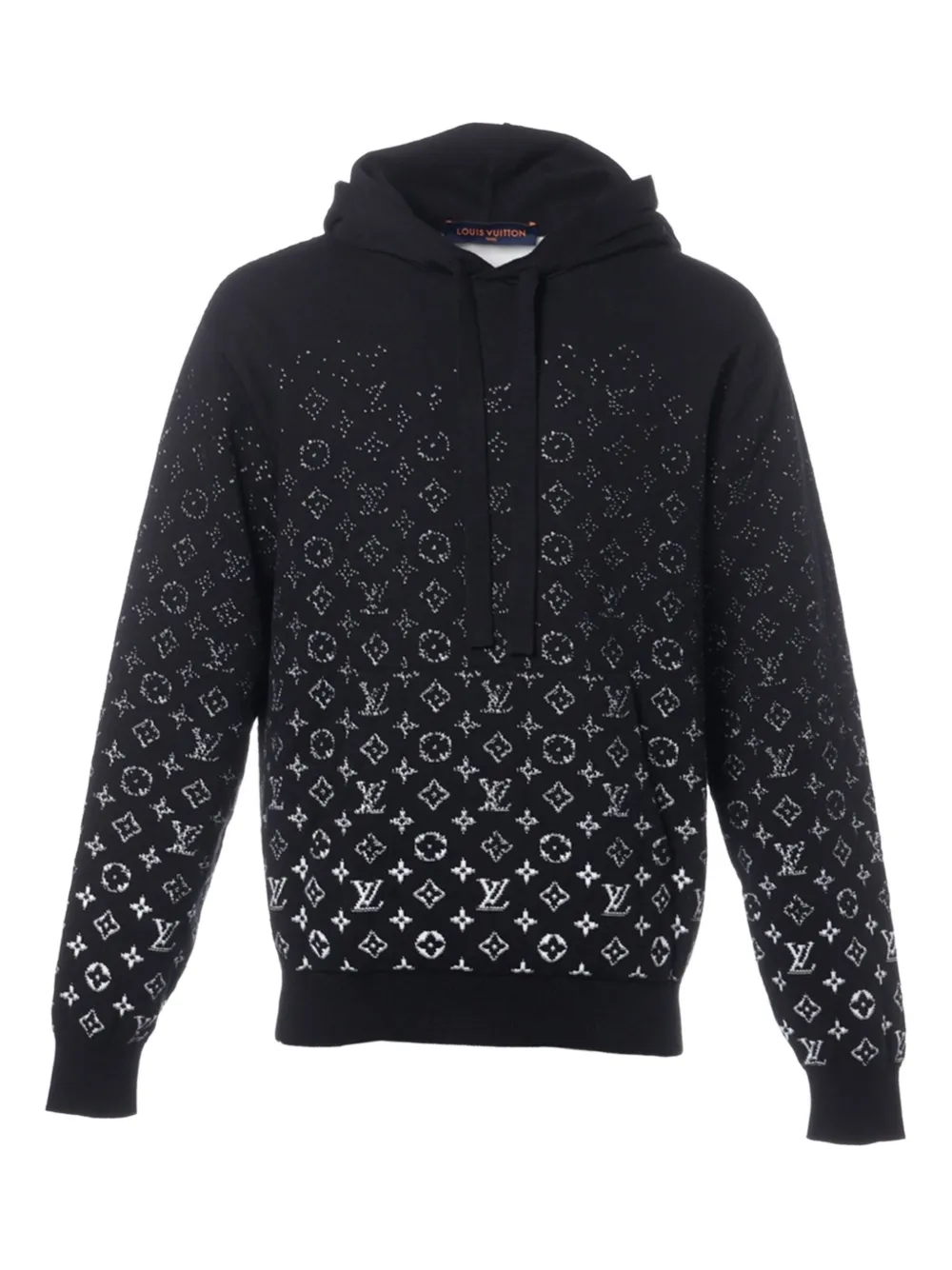 Louis Vuitton Pre-Owned 2022 モノグラム パーカー - ブラック Louis Vuitton Pre-Owned 2022 モノグラム パーカー - ブラック