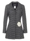 CHANEL Pre-Owned 2001 Camellia jacket - Black